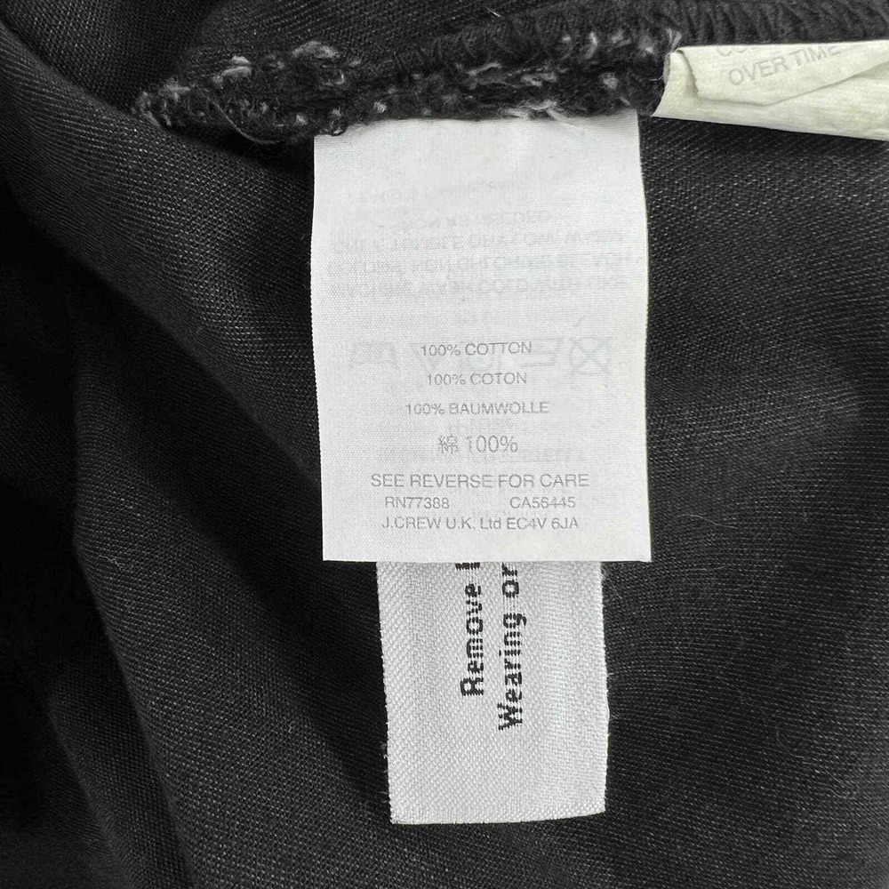 MADEWELL Shirt Womens Small Gray Denim Side Lace Top Sloan Black NWT - Picture 13 of 16